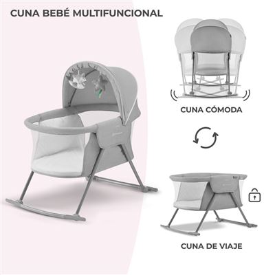 Cuna De Viaje 3En1 Lovi De Kinderkraft Grey