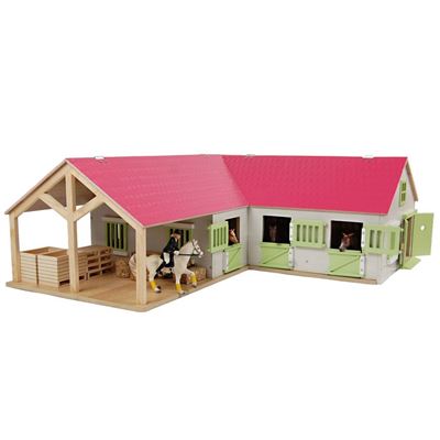 Establo De Caballos Kids Globe 1:24 Rosa