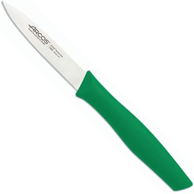 Cuchillo Mondador Arcos Nova Verde Hoja 85 Mm