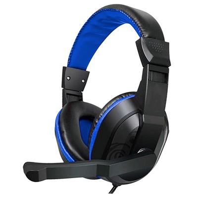 Auriculares Stereo Oficina Cool Dublin Con Micro (negro-azul)