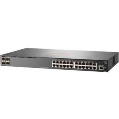 Hewlett Packard Enterprise Gris Aruba 2930F 24G 4Sfp Gestionado L3 Gigabit Ethernet (10/100/1000) 1U