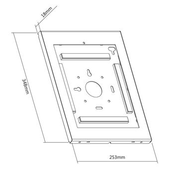 Soporte de Mesa/Pared para Tablet iPad Pro 12.9- Generación 3, blanco