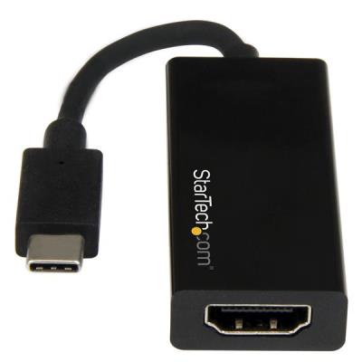 Startech Adaptador USB Tipo-C a HDMI 4K 30Hz Negro - Imagen 3