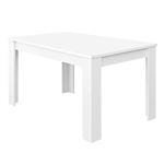 Mesa de comedor Habitdesign 140, acabado blanco bri