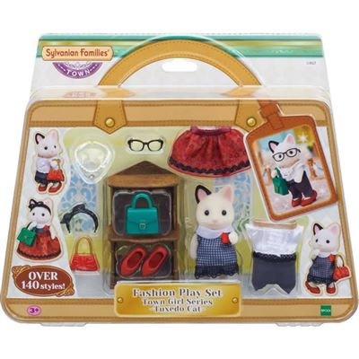 Sylvanian Families 5462 La Maleta De Moda Y La Hermana Mayor Gato De Dos Tonos