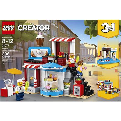 Pastelería Modular Lego creator juguete de educativo y divertido para niñas 8 12 años incluye minifiguras 31077 3 en 1 396