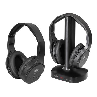 Auriculares Inalámbricos Trevi Frs1580tw Circumaurales Negro