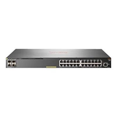 Hewlett Packard Enterprise Gris Aruba 2930F 24G Poe+ 4Sfp+ Gestionado L3 Gigabit Ethernet (10/100/1000) Energía Sobre Ethernet (Poe) 1U