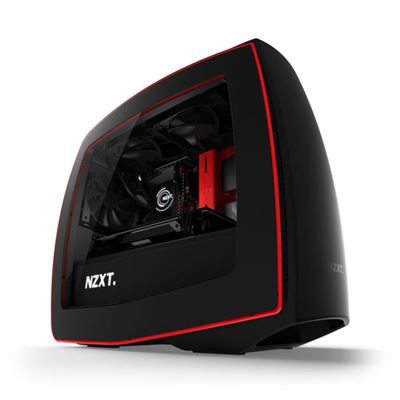 Nzxt Caja Manta Mini itx / Micro atx Black/red