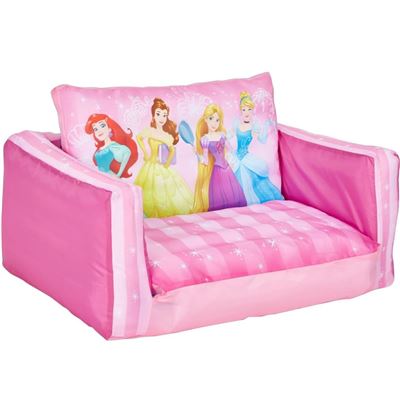 Sofá plegable Disney, princesa 105x68x26 cm rosa WORL660021