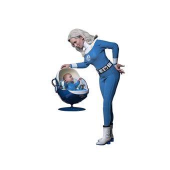 Figura Hot Toys MMS823B - Marvel Comics - The Fantastic Four: First Steps - Invisible Woman - 1