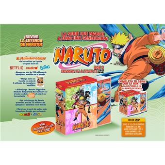 DVD Naruto Box 2 Episodios 111 a 220