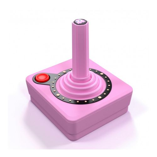 Mando Inalámbrico Atari Cx40+ Edicion Pac-man Rosa