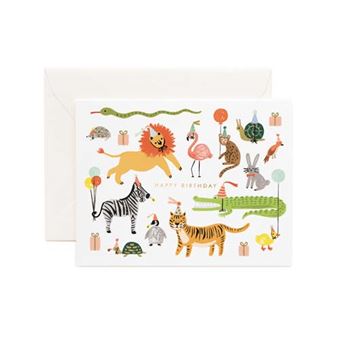 Postal Pepa Paper Happy Birthday Party animals