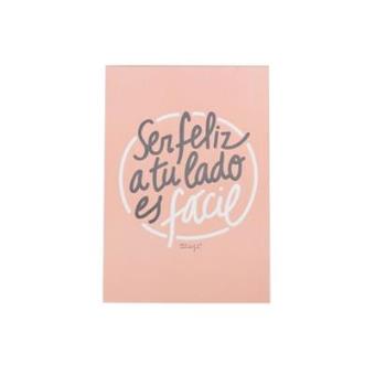 Lámina con relieve - Ser feliz a tu lado es fácil - 1