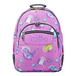 Mochila Escolar Totto Crayoles Gatos Astronautas