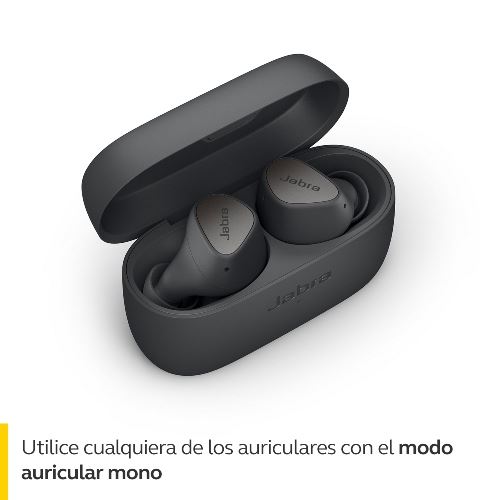 Auriculares Bluetooth Jabra Elite True Wireless Gris
