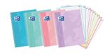 Cuaderno European Oxford Espiral A4+ 150hojas 5x5 Tapa Encuadernada 10 Colores Pastel - Varios Modelos