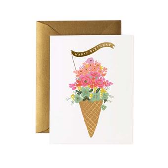 Postal Pepa Paper Happy Birthday Ice cream