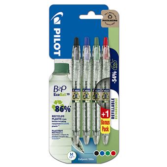 Set 3 Bolígrafos Pilot EcoBall X3+1 con base de aceite - Bolígrafo - Los  mejores precios