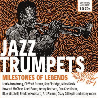 Box Set Best Trumpet Stars from Satchmo to Miles - 10 CDs