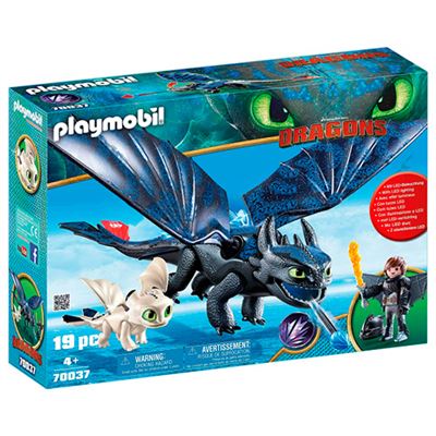 Playmobil Dragons 70037 conjunto brinquedos dreamworks hipo y desdentao bebé set