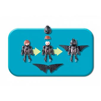 Set de juego Playmobil Hipo y Desdentao con bebé dragón - Playmobil - Comprar Fnac