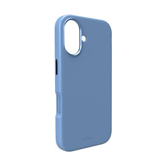 Funda de Silicona líquida con MagSafe Puro Icon Mag Pro Azul para iPhone 17