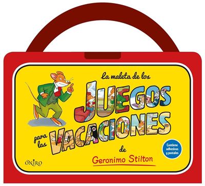Maleta De Los juegos para las vacaciones geronimo stilton tapa blanda libro español