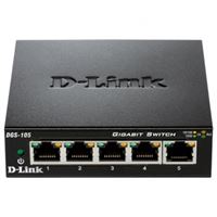 Switch D-Link DGS-105 5 Puertos Gigabit Ethernet Metálico