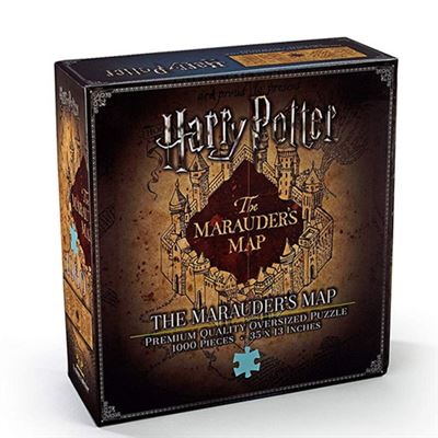 Puzzle Harry Potter the marauders map 1000 piezas carte du maraudeur noble collection del 1000p.