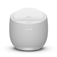 Altavoz inteligente Belkin + cargador inalámbrico SoundForm Elite Asistente de Google Blanco