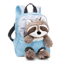 Mochila Mapache Azul 25Cm