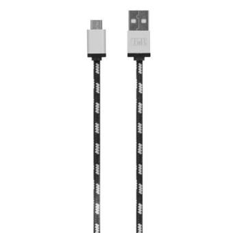Cable T'nB Micro USB Gris 2 m