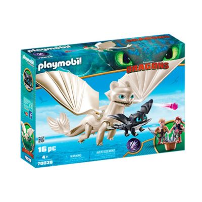 Playmobil Dreamworks Dragons furia diurna y bebé con niños partir de 4 años 70038 edad 16 piezas set juego