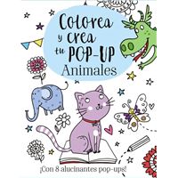 Colorea y crea tu pop-up - Animales