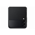 Funda de piel Samsung Leather Cover Negro para Galaxy Z Flip3
