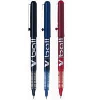 Pilot Set de 3 Rotuladores V-Ball 0.5 negro / azul / rojo