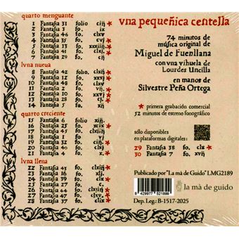 Una Pequenica Centella Musica De Miguel de Fuenllana - CD