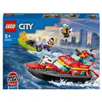 Lego - City Fire - Lancha De Rescate De Bomberos - Imagen 4
