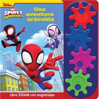 Una Aventura Aracnida-Libro Steam Con Engranajes Spidey