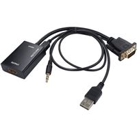 Cable video Temium Convertidor VGA en HDMI