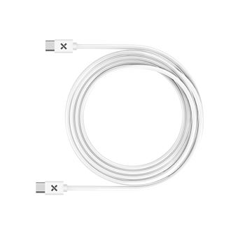 Cable Wefix USB-C Blanco 1m