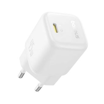 Cargador Baseus PicoGo GaN Ultra-Mini USB-C 45W Blanco