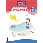 Vacaciones Santillana 6º Primaria Cuaderno de matemáticas 2026 