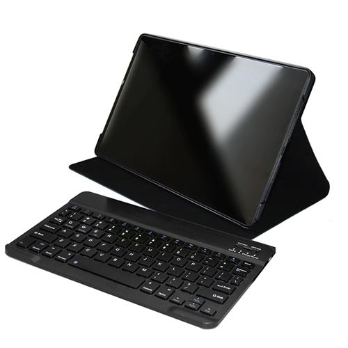 Funda + Teclado Silver HT Wave Negro para tablet Lenovo M10 Plus 3ª Gen