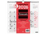 Calendario Pared Escribir Finocam Neutro Ene-dic 2026 300x300 Mm Mes Vista Español