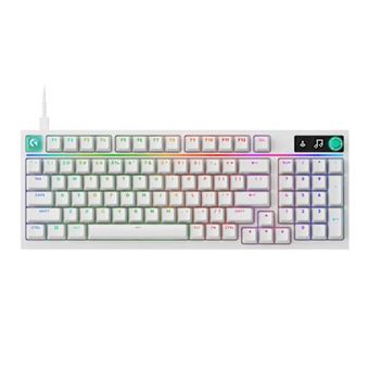 Teclado gaming inalámbrico mecánico Logitech G316 X 98 Blanco