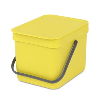 Cubo de basura Brabantia Sort & Go 6 L Amarillo
