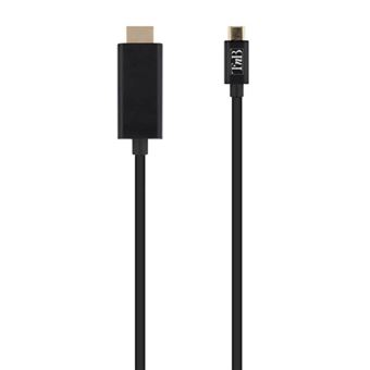Cable T'nB HDMI a USB-C Negro 2 m